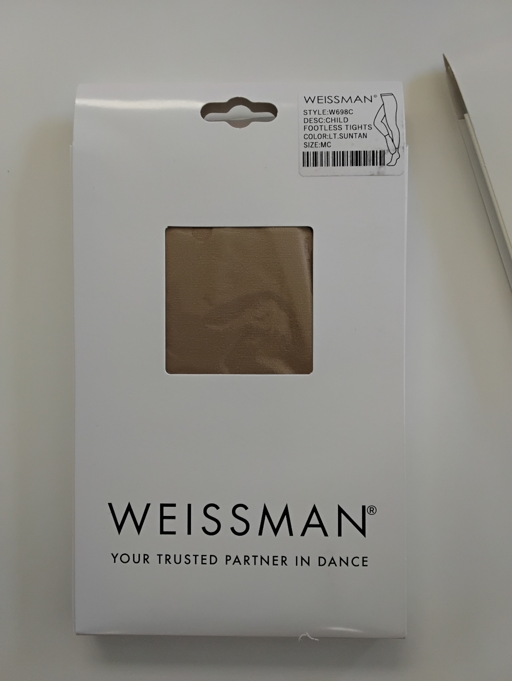 Weissman light Suntan Footless Tights- girls